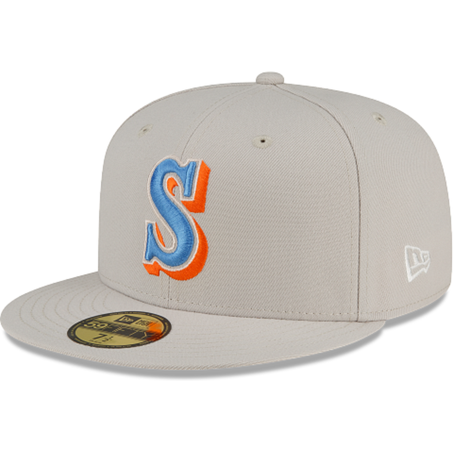 New Era  Seattle Mariners Stone Orange 2022 59FIFTY Fitted Hat