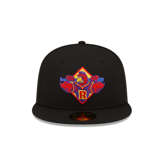 New Era  Rochester Red Wings Pitch Black 2022 59FIFTY Fitted Hat