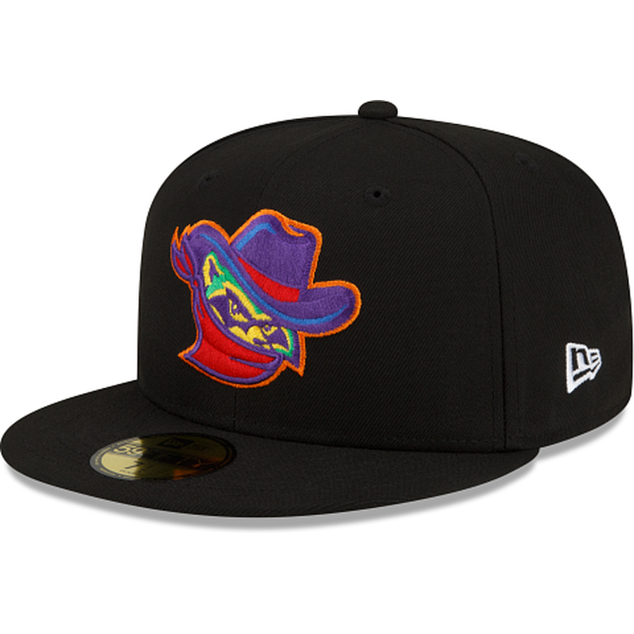 New Era  Quad Cities River Bandits Pitch Black 2022 59FIFTY Fitted Hat
