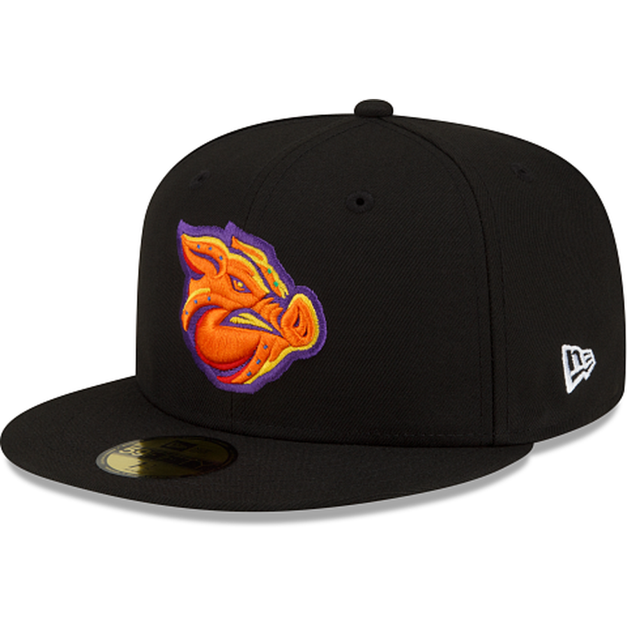 New Era  Lehigh Valley Ironpigs Pitch Black 2022 59FIFTY Fitted Hat