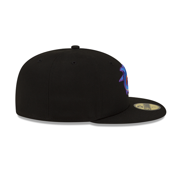 New Era  Clearwater Threshers Pitch Black 2022 59FIFTY Fitted Hat