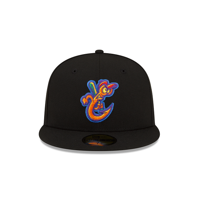 New Era Corpus Christi Hooks Pitch Black 2022 59FIFTY Fitted Hat