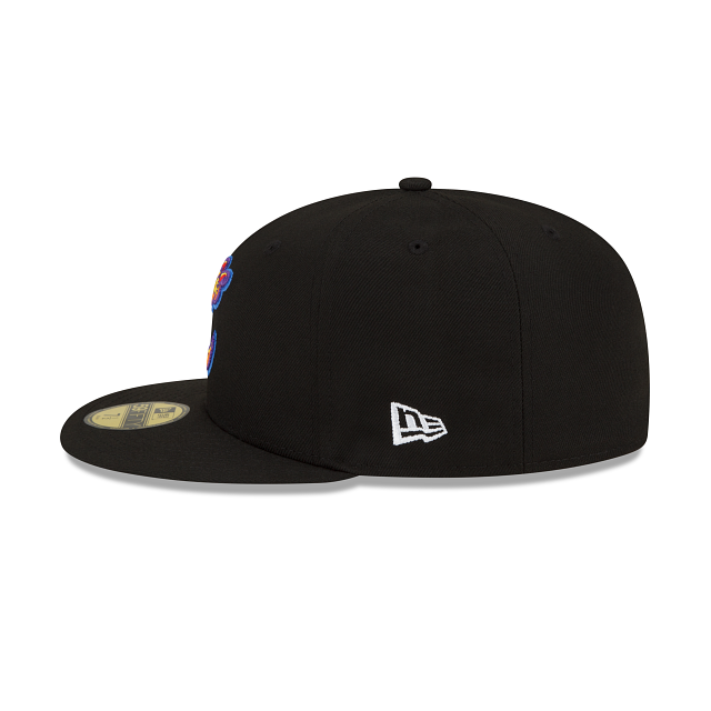 New Era  Corpus Christi Hooks Pitch Black 2022 59FIFTY Fitted Hat