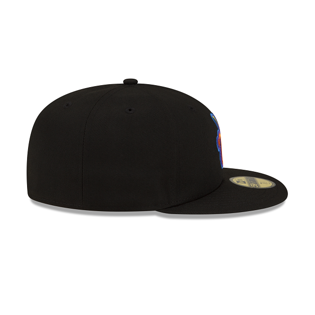 New Era Corpus Christi Hooks Pitch Black 2022 59FIFTY Fitted Hat