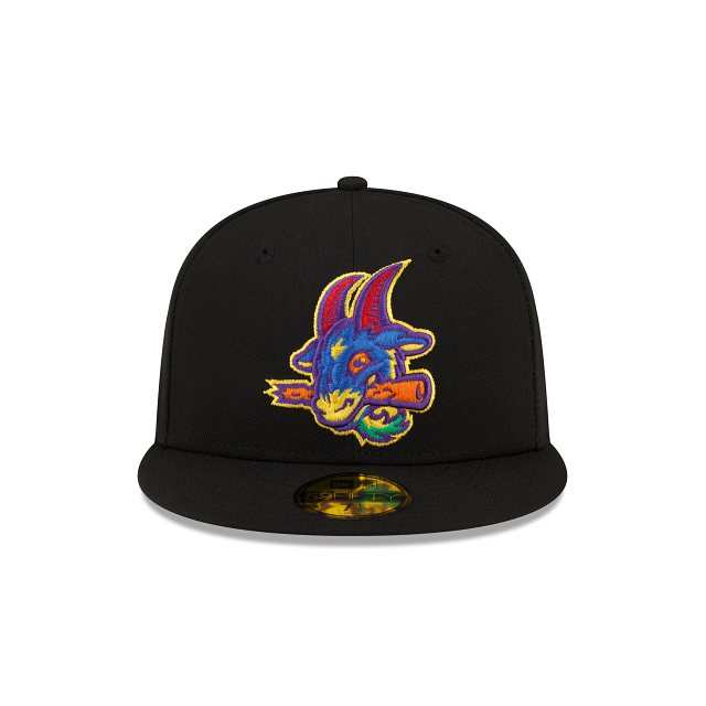 New Era  Hartford Yard Goats Pitch Black 2022 59FIFTY Fitted Hat