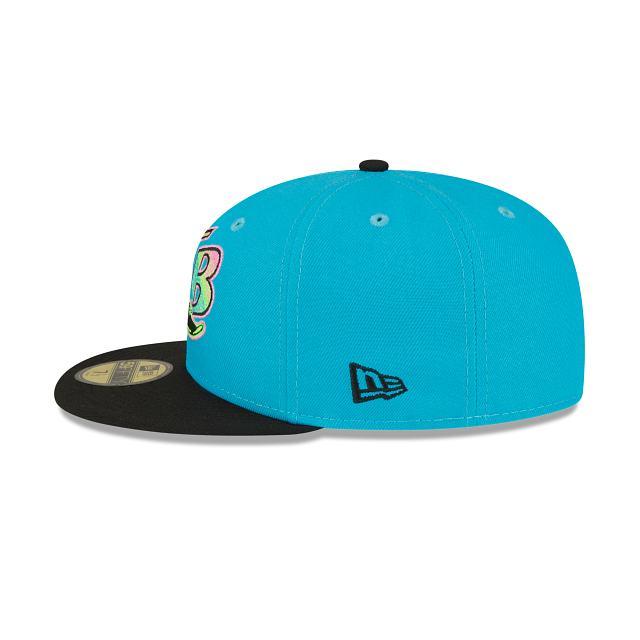 New Era Men's MLB Tampa Bay Rays 5950 Fitted Grape