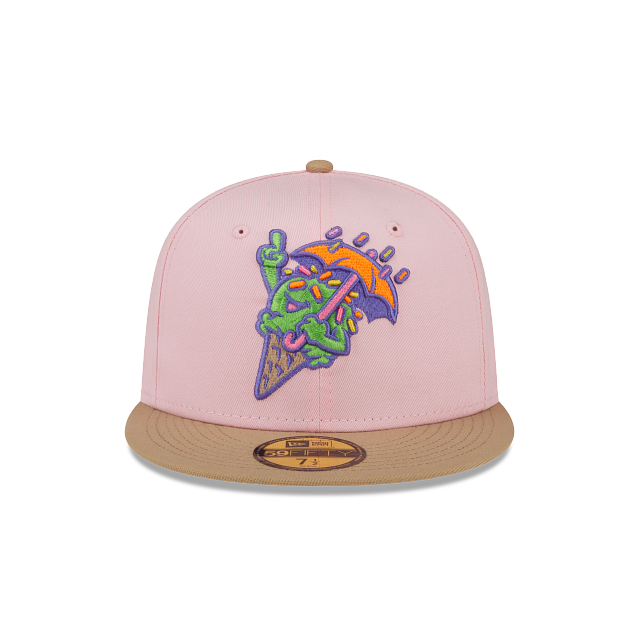 New Era Lehigh Valley Ironpigs Sherbet 2022 59FIFTY Fitted Hat
