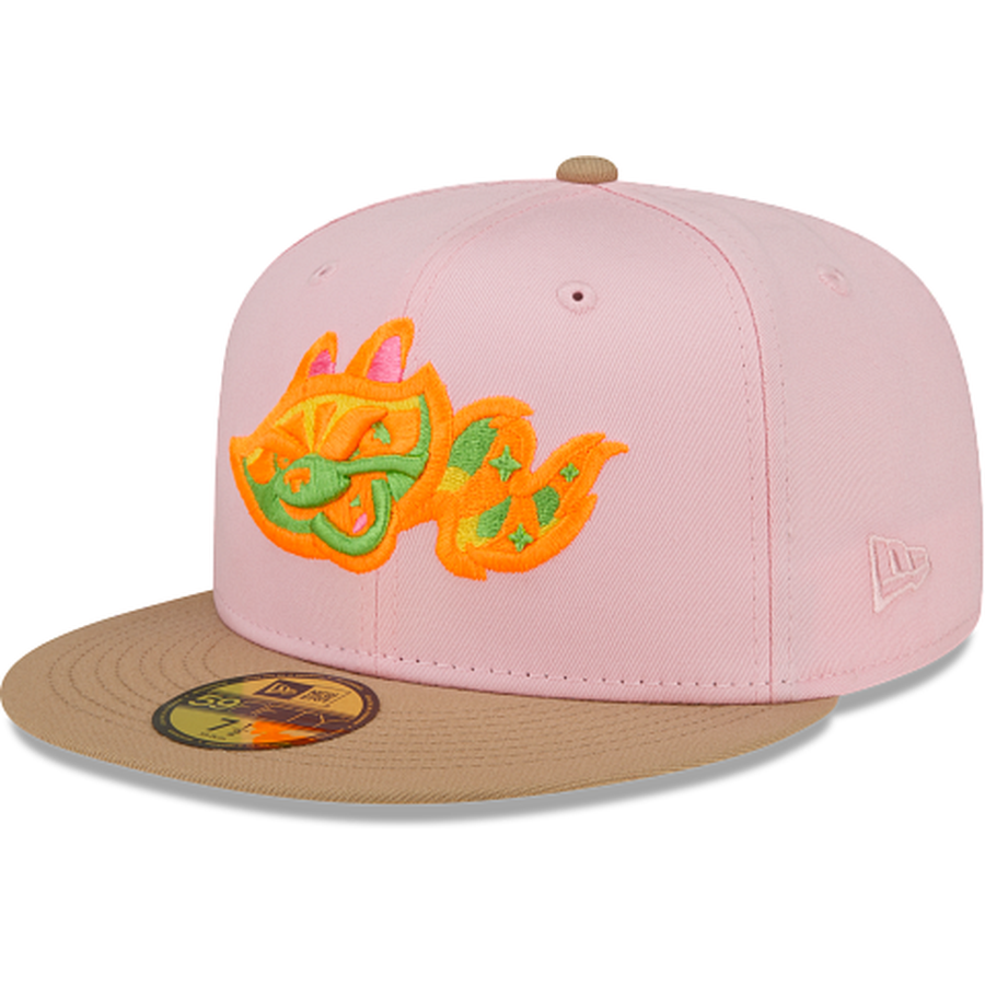 New Era Rocket City Trash Pandas Sherbet 2022 59FIFTY Fitted Hat
