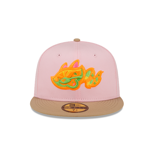 New Era Rocket City Trash Pandas Sherbet 2022 59FIFTY Fitted Hat
