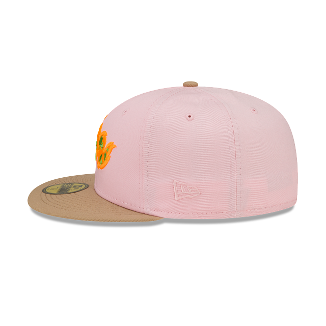 New Era Rocket City Trash Pandas Sherbet 2022 59FIFTY Fitted Hat