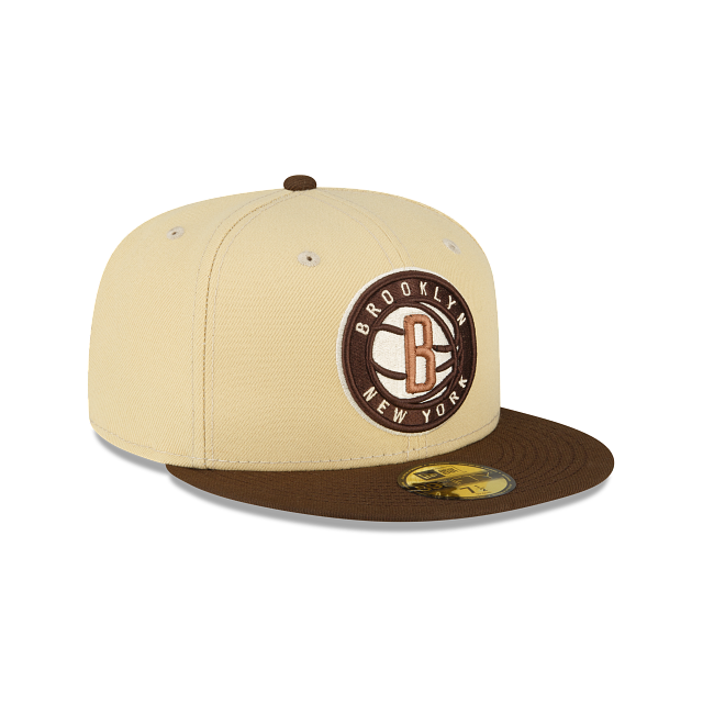 New Era Brooklyn Nets Walnut 2022 59FIFTY Fitted Hat