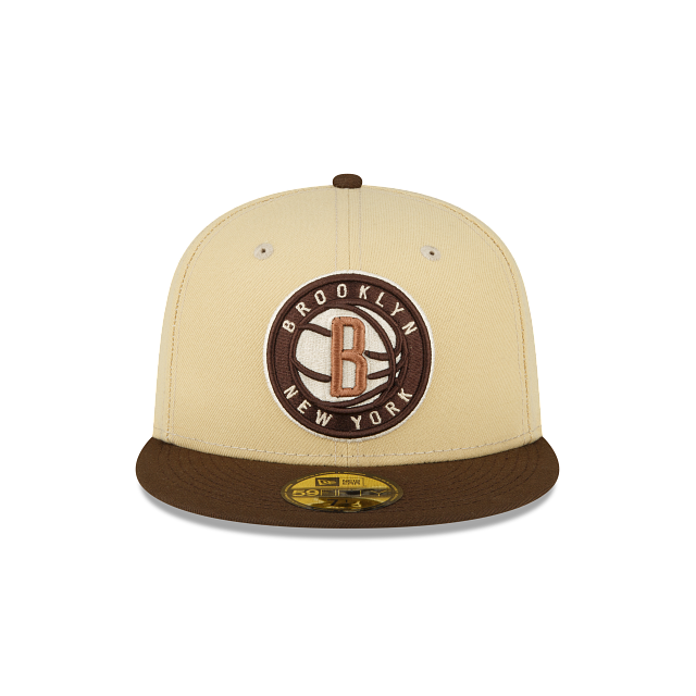 New Era Brooklyn Nets Walnut 2022 59FIFTY Fitted Hat