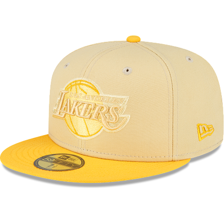 New Era Los Angeles Lakers Gold 2022 59FIFTY Fitted Hat