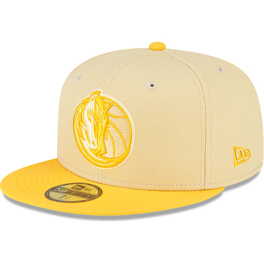 New Era Dallas Mavericks Gold 2022 59FIFTY Fitted Hat