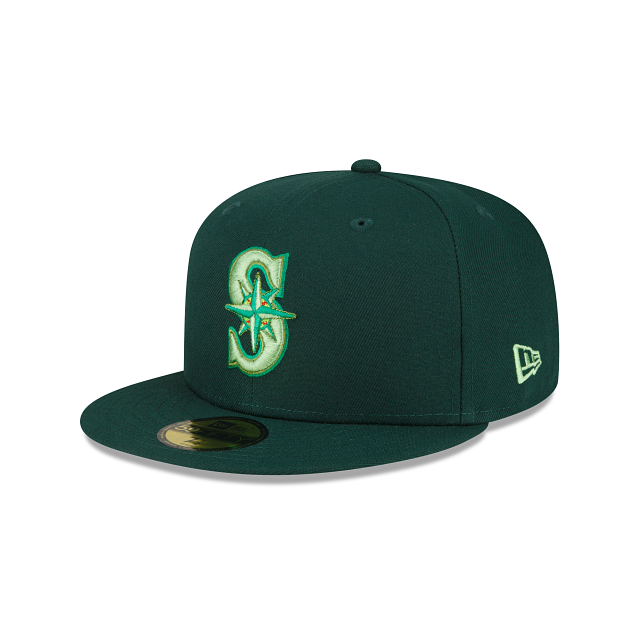 New Era Seattle Mariners Green 30th Anniversary Red UV 59FIFTY Fitted
