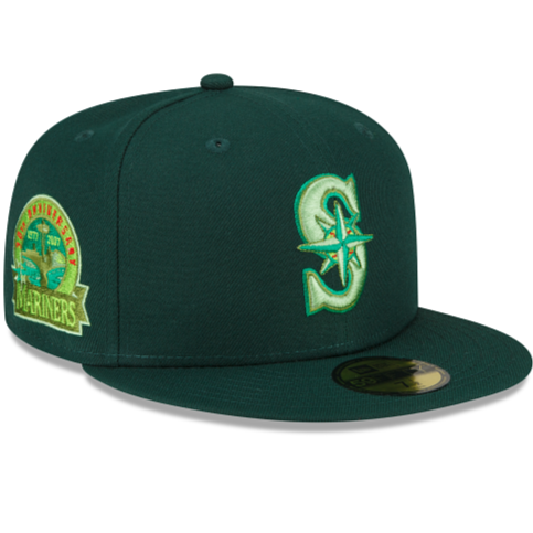 New Era Seattle Mariners Green 30th Anniversary Red UV 59FIFTY Fitted Hat