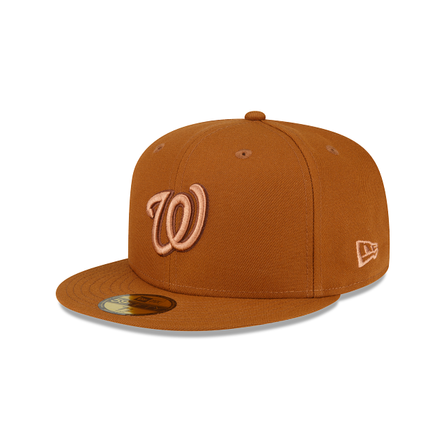 New Era Washington Nationals Brown 10th Anniversary 59FIFTY Fitted Hat