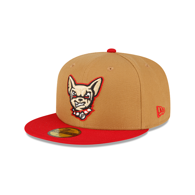 New Era El Paso Chihuahuas Wheat 2022 59FIFTY Fitted Hat