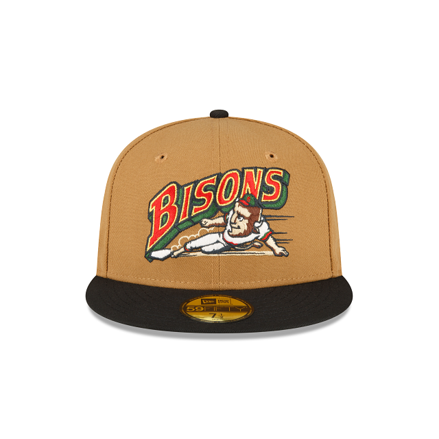 New Era Buffalo Bisons Wheat 2022 59FIFTY Fitted Hat