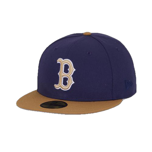 New Era Boston Red Sox Navy/Brown 59FIFTY Fitted Hat