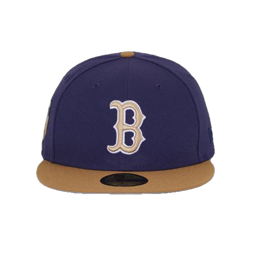 New Era Boston Red Sox Navy/Brown 59FIFTY Fitted Hat