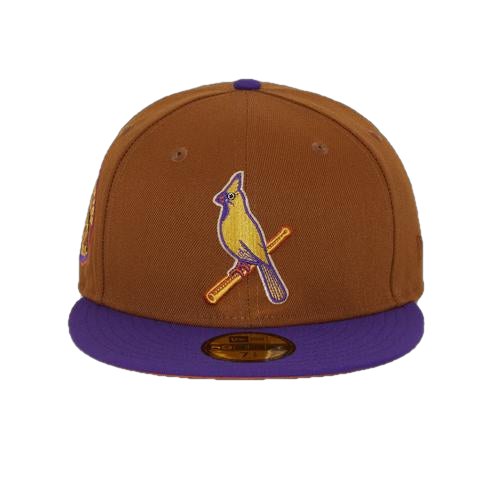 New Era St. Louis Cardinals Brown/Purple 1934 World Series 59FIFTY Fitted Hat