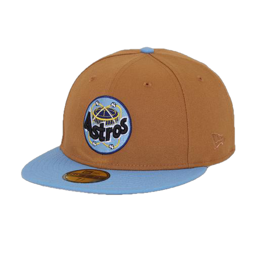 New Era Houston Astros Brown/Sky Blue 1986 All-Star Game 59FIFTY Fitted Hat