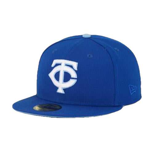 New Era Minnesota Twins Royal Blue/Light Blue 50th HHH Metrodome 59FIFTY Fitted Hat