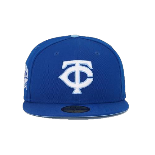 New Era Minnesota Twins Royal Blue/Light Blue 50th HHH Metrodome 59FIFTY Fitted Hat