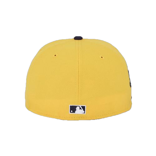 New Era New York Mets Yellow/Navy 50th Anniversary 59FIFTY Fitted Hat
