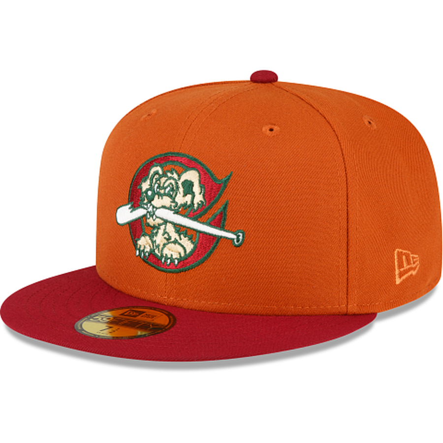 New Era Charleston RiverDogs Copper 2022 59FIFTY Fitted Hat