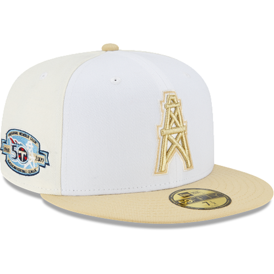 New Era Just Caps Drop 25 Houston Oilers 2022 59FIFTY Fitted Hat