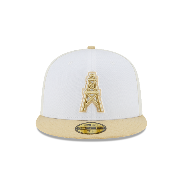 New Era Just Caps Drop 25 Houston Oilers 2022 59FIFTY Fitted Hat