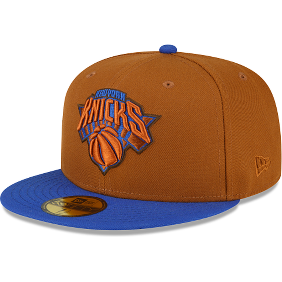 New Era New York Knicks Toasted Peanut 2022 59FIFTY Fitted Hat