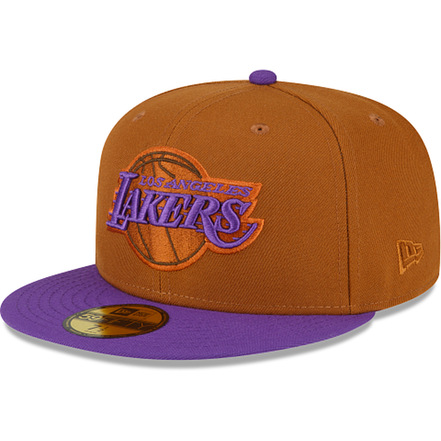 New Era Los Angeles Lakers City Transit 59FIFTY Fitted Hat Purple