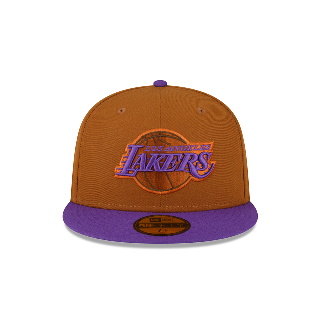 New Era Los Angeles Lakers Toasted Peanut 2022 59FIFTY Fitted Hat