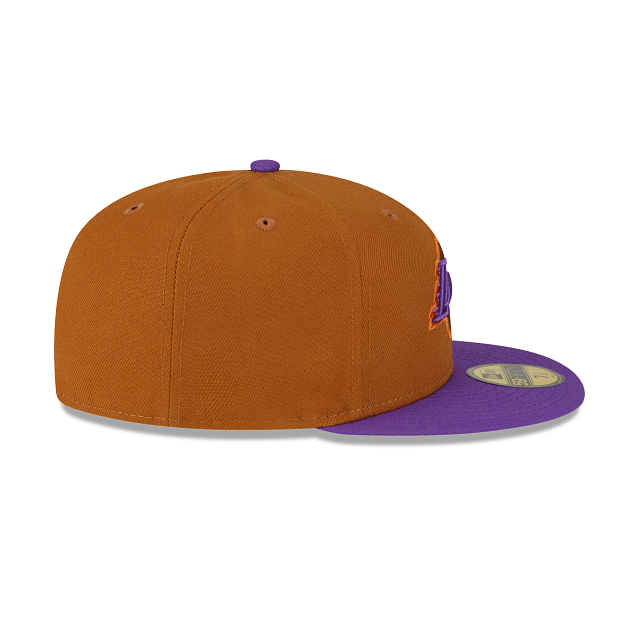 New Era Los Angeles Lakers Toasted Peanut 2022 59FIFTY Fitted Hat