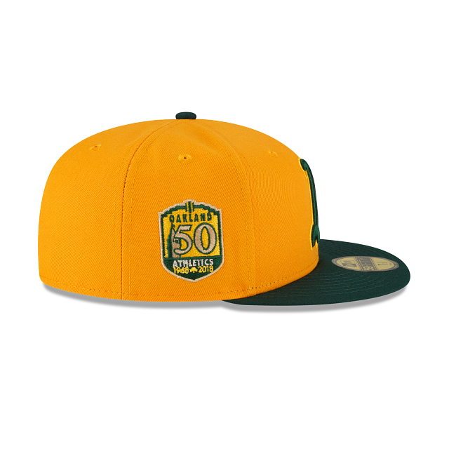 New Era Oakland Athletics Mustard 59FIFTY Fitted Hat