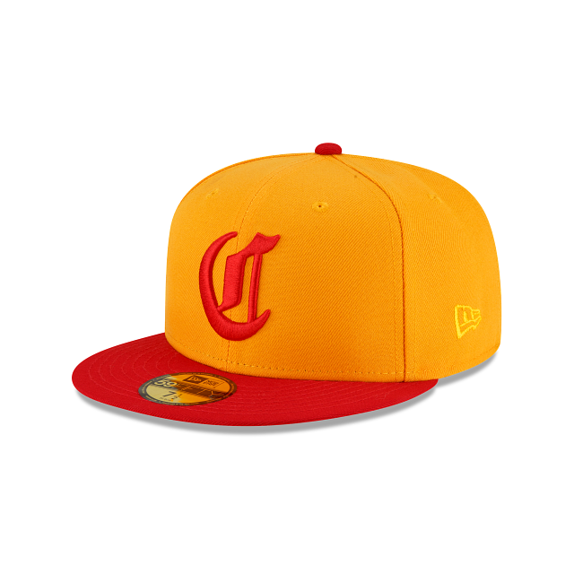 New Era Cincinnati Reds Mustard 59FIFTY Fitted Hat