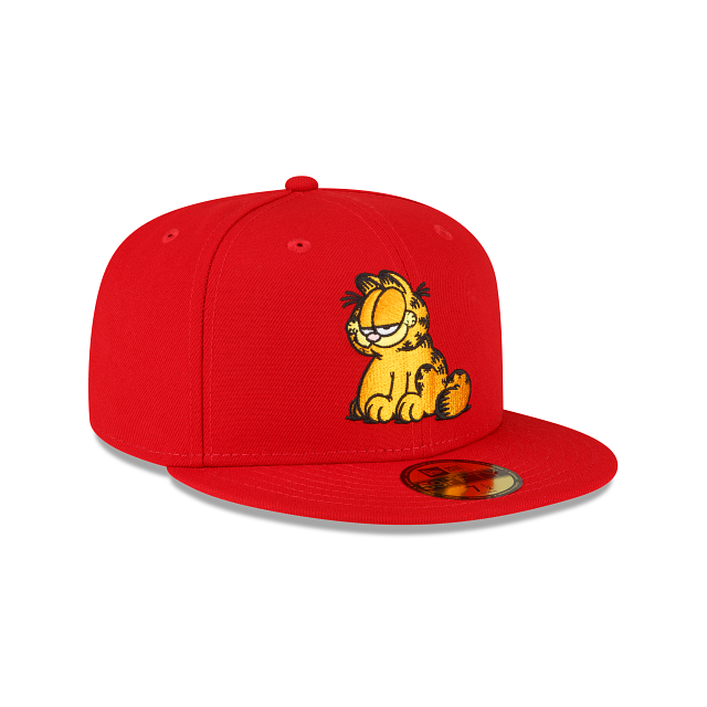 New Era Garfield Red 59FIFTY Fitted Hat