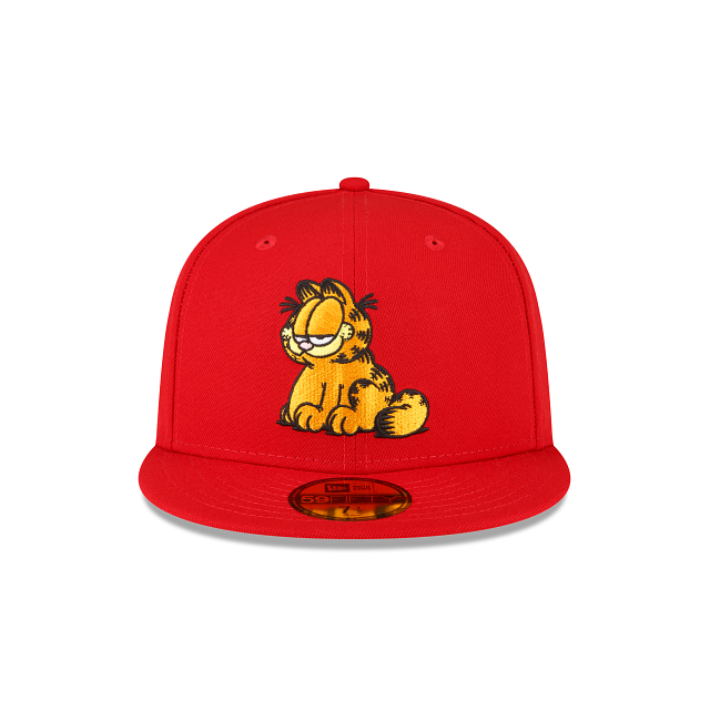New Era Garfield Red 59FIFTY Fitted Hat
