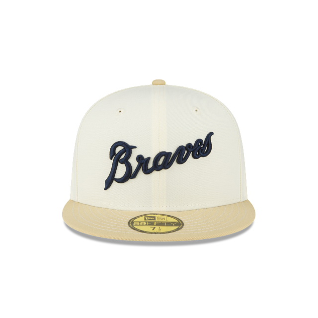 New Era Just Caps Chrome Atlanta Braves 2023 59FIFTY Fitted Hat