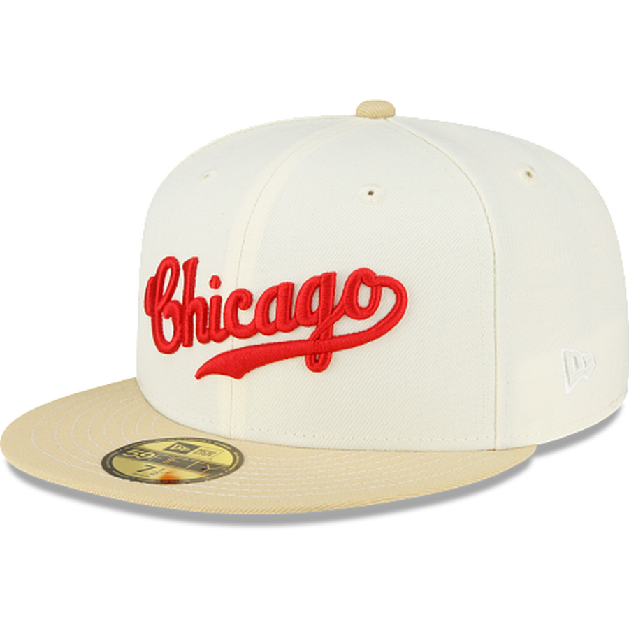 New Era Just Caps Chrome Chicago Cubs 2023 59FIFTY Fitted Hat