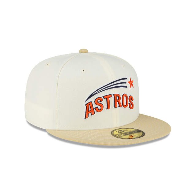 New Era Just Caps Chrome Houston Astros 2023 59FIFTY Fitted Hat