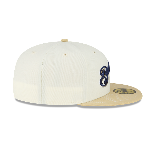 New Era Just Caps Chrome Milwaukee Brewers 2023 59FIFTY Fitted Hat