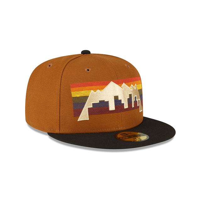 New Era Just Caps Chestnut Denver Nuggets 2023 59FIFTY Fitted Hat