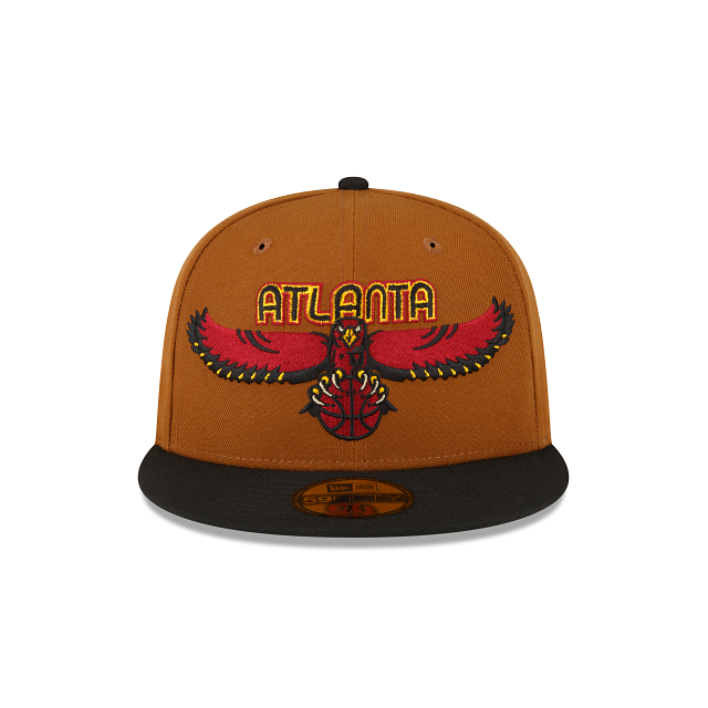 New Era Just Caps Chestnut Atlanta Hawks 2023 59FIFTY Fitted Hat