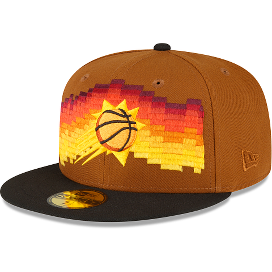 New Era Just Caps Chestnut Phoenix Suns 2023 59FIFTY Fitted Hat