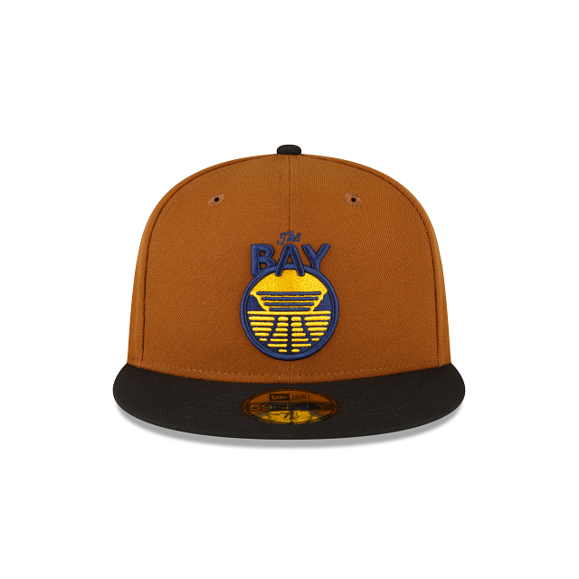 New Era Just Caps Chestnut Golden State Warriors 2023 59FIFTY Fitted Hat