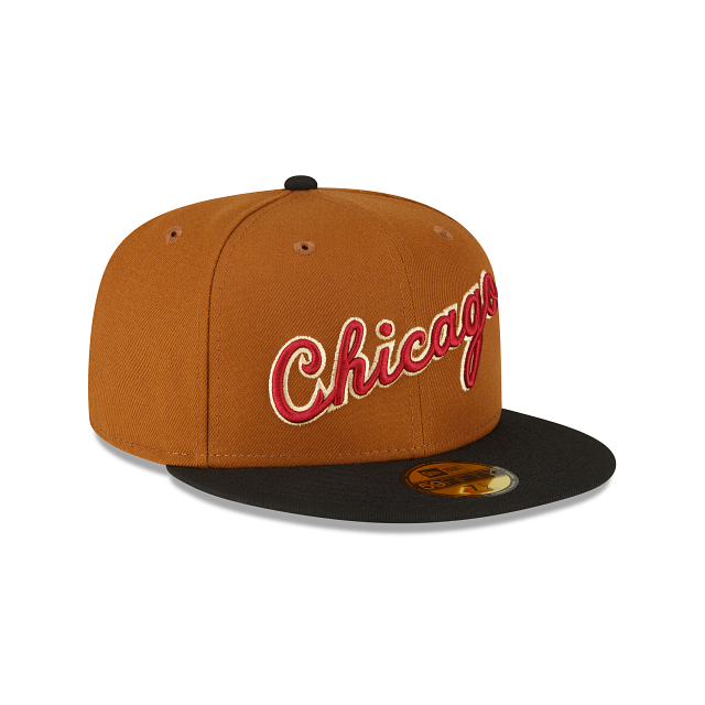 New Era Just Caps Chestnut Chicago Bulls 2023 59FIFTY Fitted Hat